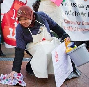 Domestic workers demo