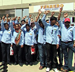 Ferrero workers